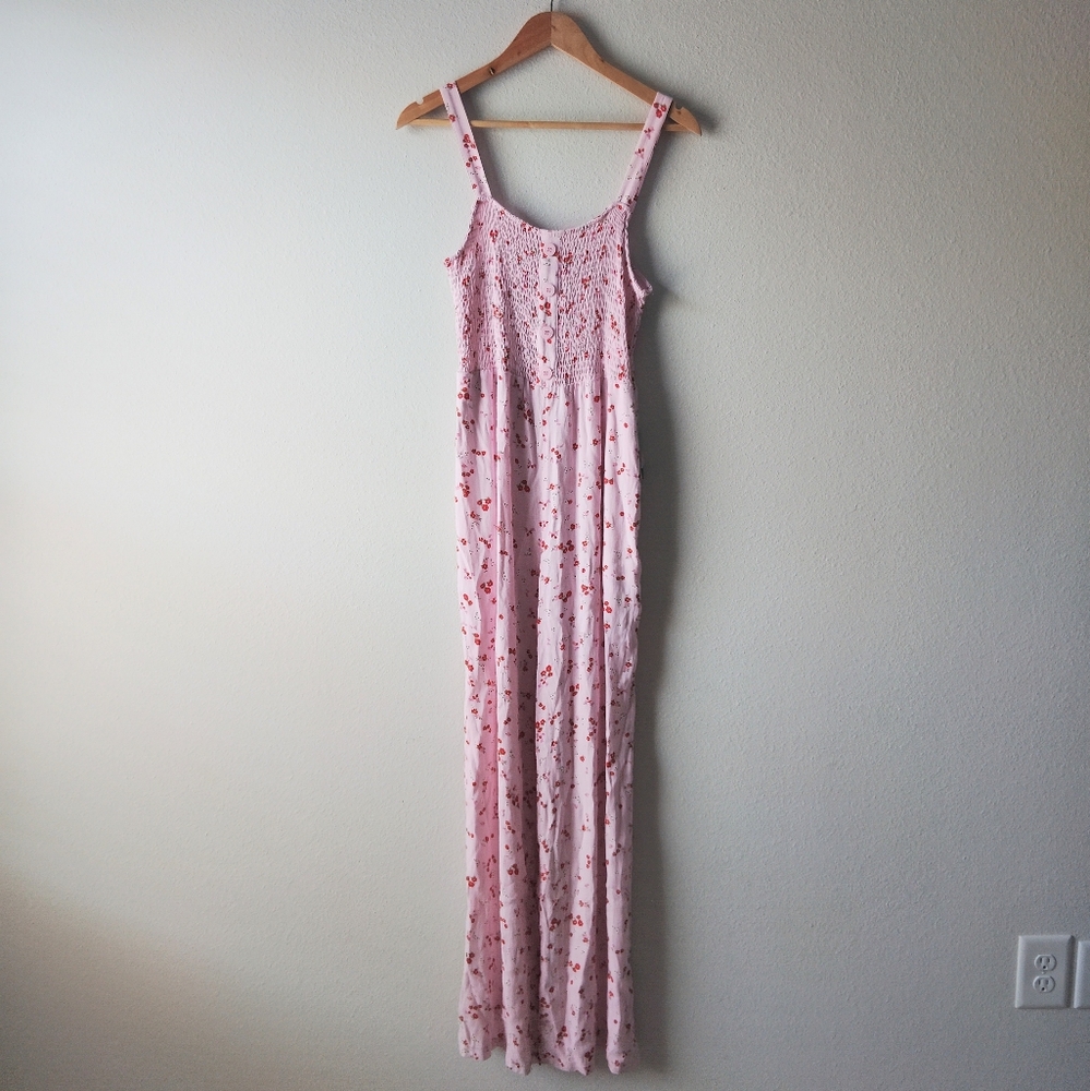 RD Style Pink Floral Jumpsuit